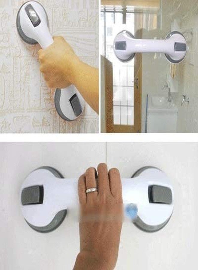 ONTRIP Durable ABS Safer Strong Sucker Helping Handle Hand Grip Handrail for Children Old People Keeping Balance Bedroom, Bathroom Accessories (28 x 9 x 7 cm, Multicolour) - Image 5